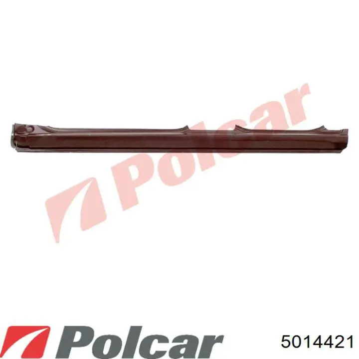 Ресничка (накладка) левой фары 5014421 Polcar