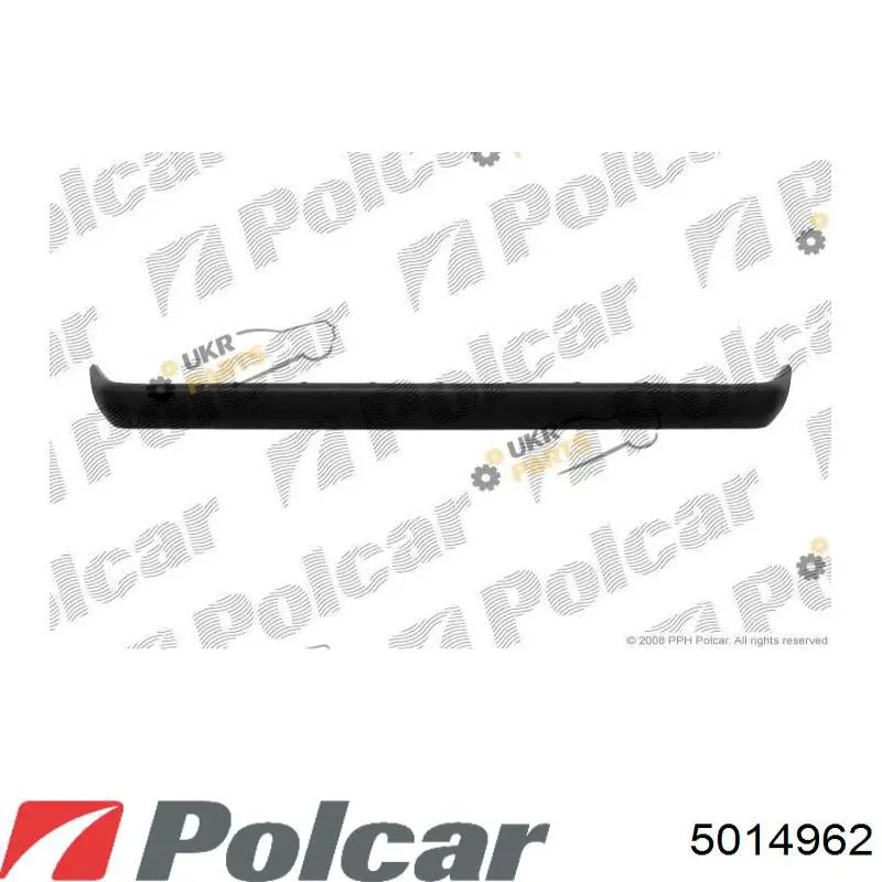 5014962 Polcar накладка бампера заднего