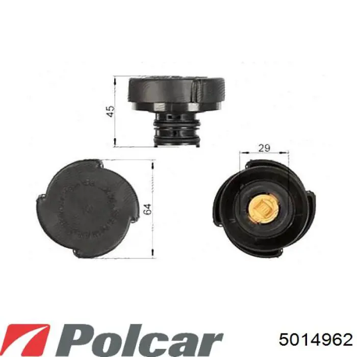 Купить 5014962 Polcar Накладка бампера заднего