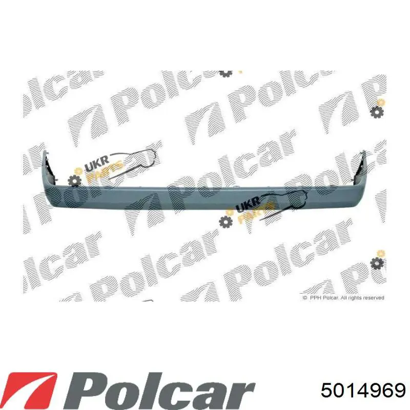 Накладка бампера заднего 5014969 Polcar