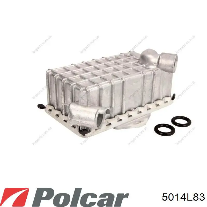 Радиатор масляный (холодильник), под фильтром 5014L83 Polcar