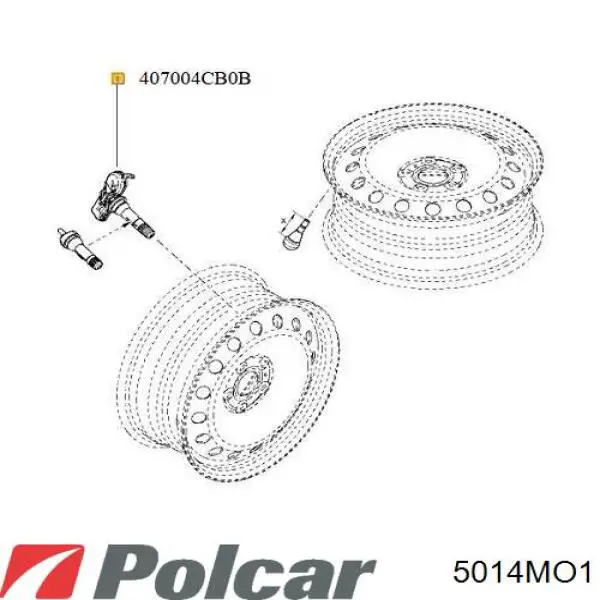 5014MO1 Polcar Поддон АКПП