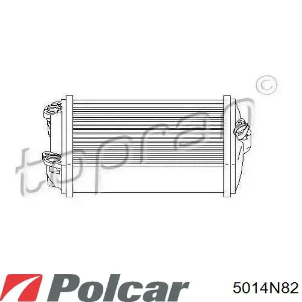 Купить 5014N82 Polcar Радиатор печки