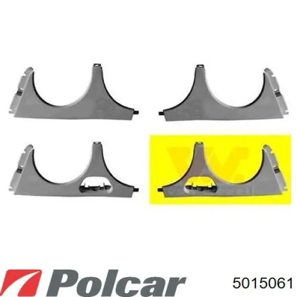 Купить 5015061 Polcar Ресничка (накладка) левой фары