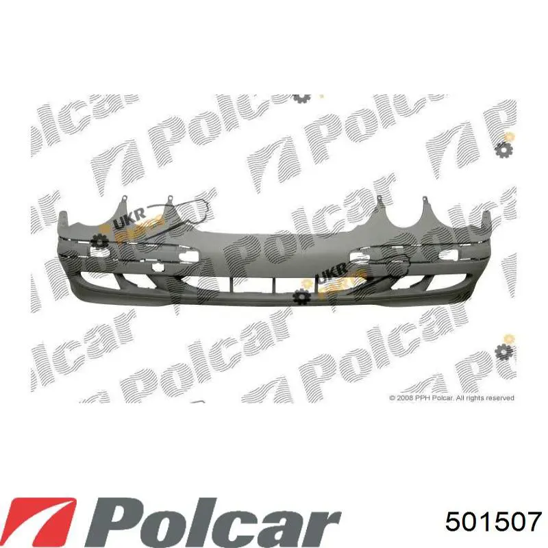 Передний бампер 501507 Polcar