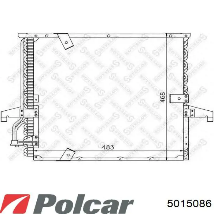 Купить 2105003403 Mercedes Радиатор водяной