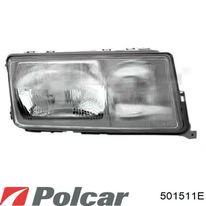 Стекло фары левой 501511E Polcar