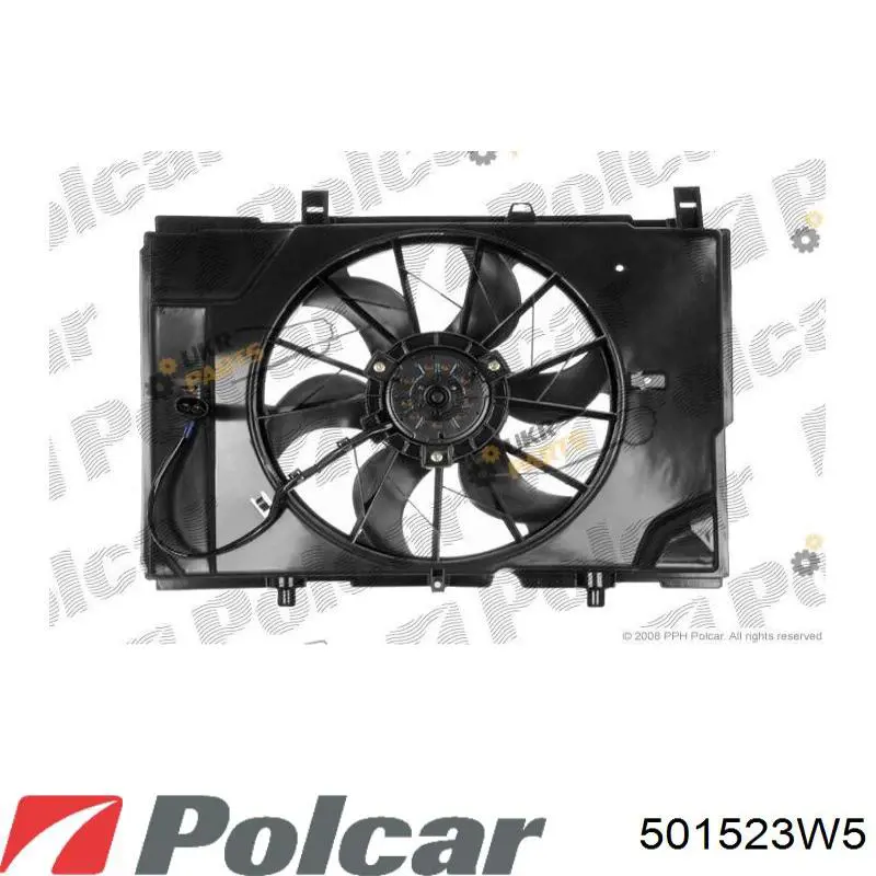 501523W5 Polcar Вентилятор радиатора