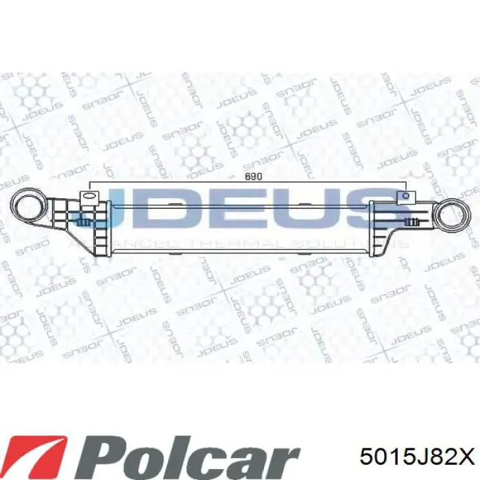 5015J82X Polcar интеркулер