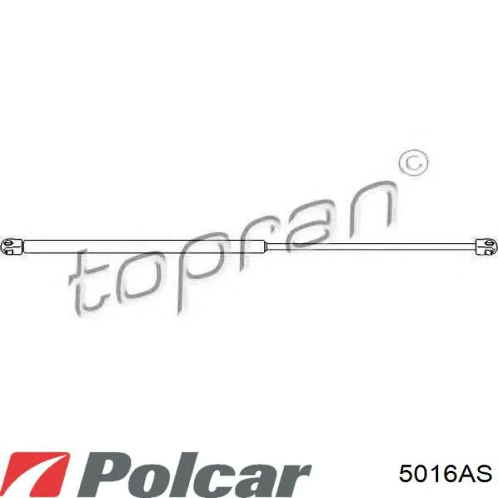 Купить 5016AS Polcar Амортизатор под капот