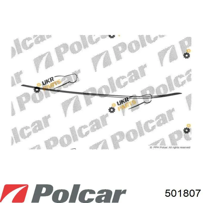501807 Polcar передний бампер