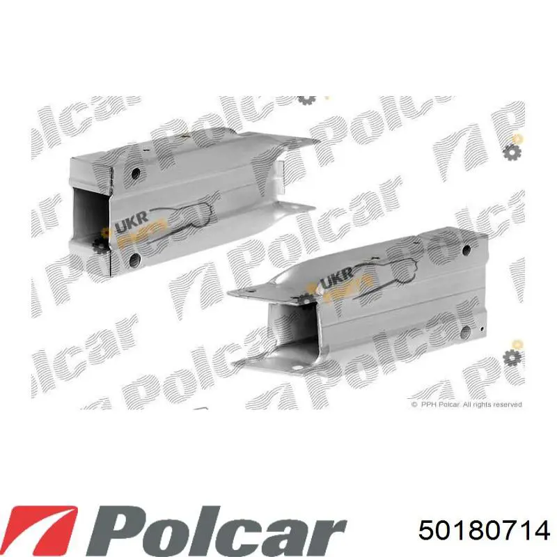 50180714 Polcar абсорбер (наполнитель бампера переднего)