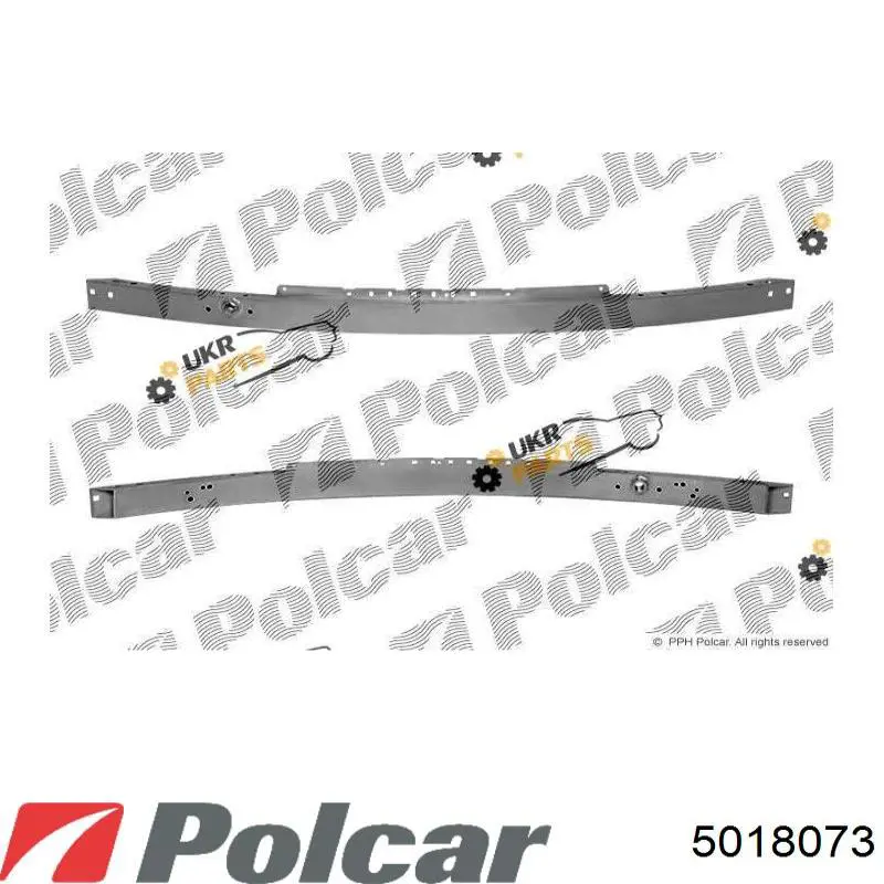5018073 Polcar усилитель бампера переднего