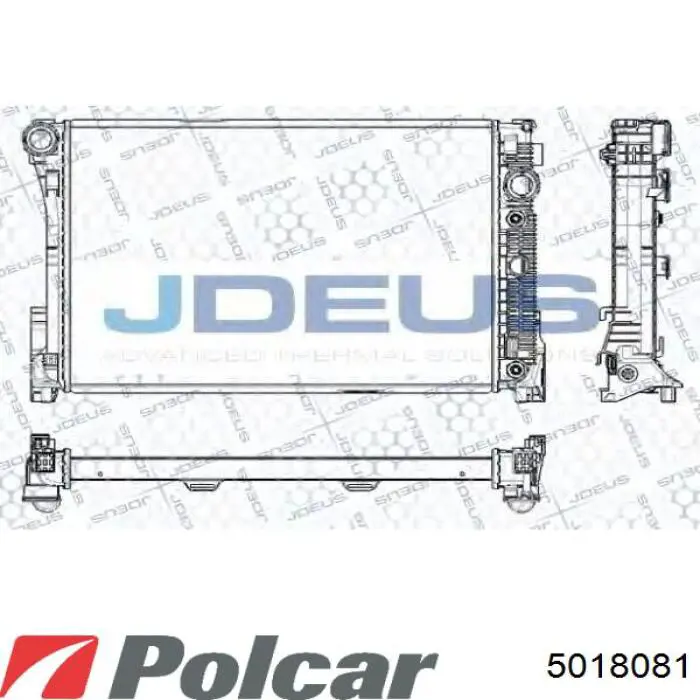 Радиатор 5018081 Polcar