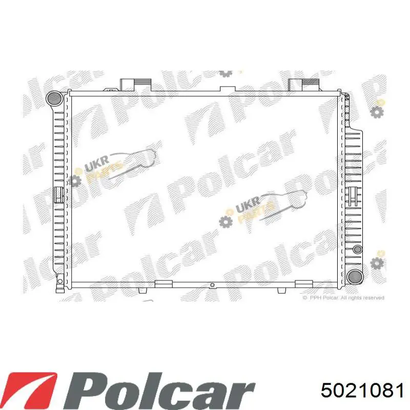 5021081 Polcar радиатор