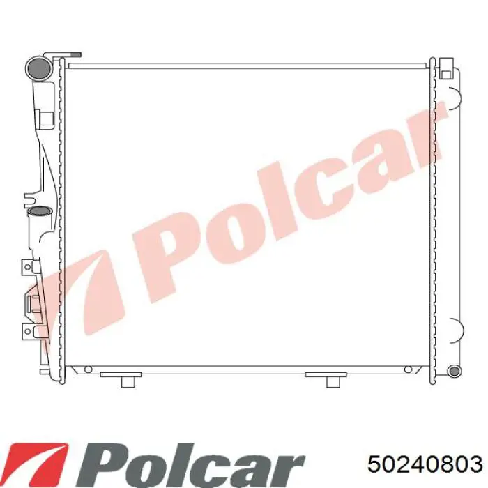 50240803 Polcar радиатор