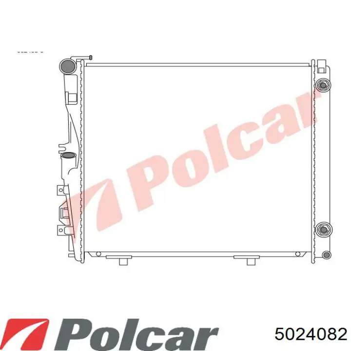 Радиатор 5024082 Polcar