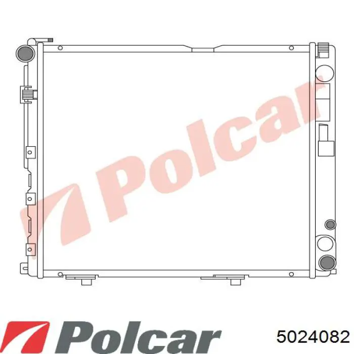 5024082 Polcar Радиатор основной