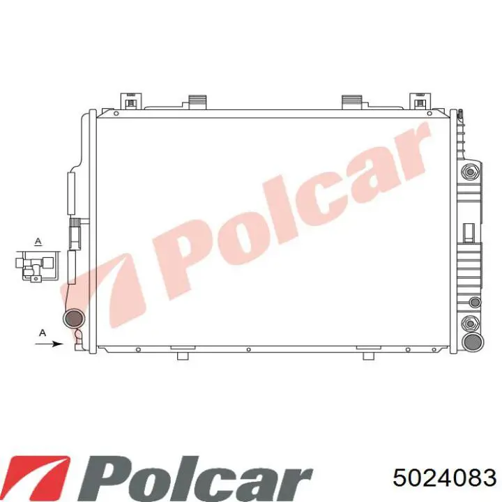 5024083 Polcar Радиатор основной