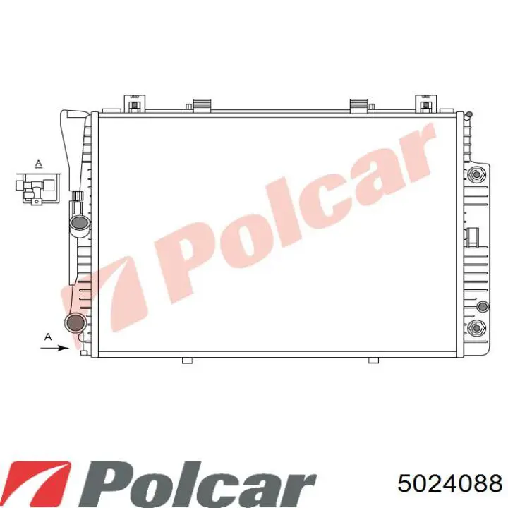 5024088 Polcar Радиатор основной