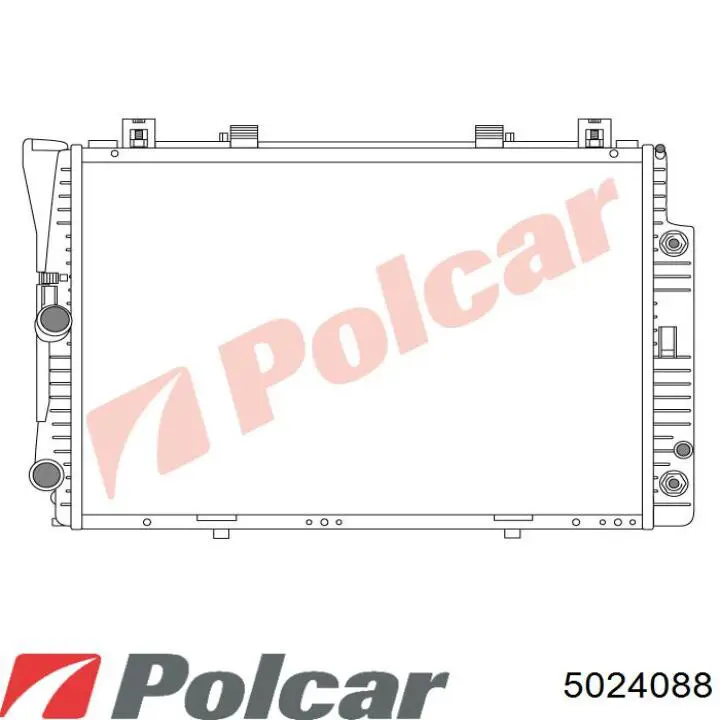 Радиатор 5024088 Polcar