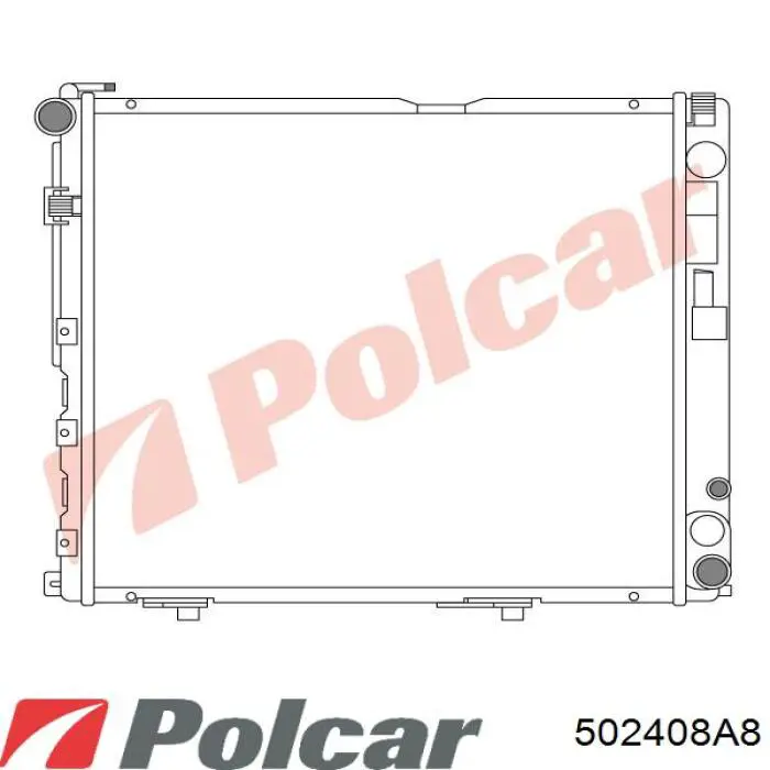 502408A8 Polcar радиатор