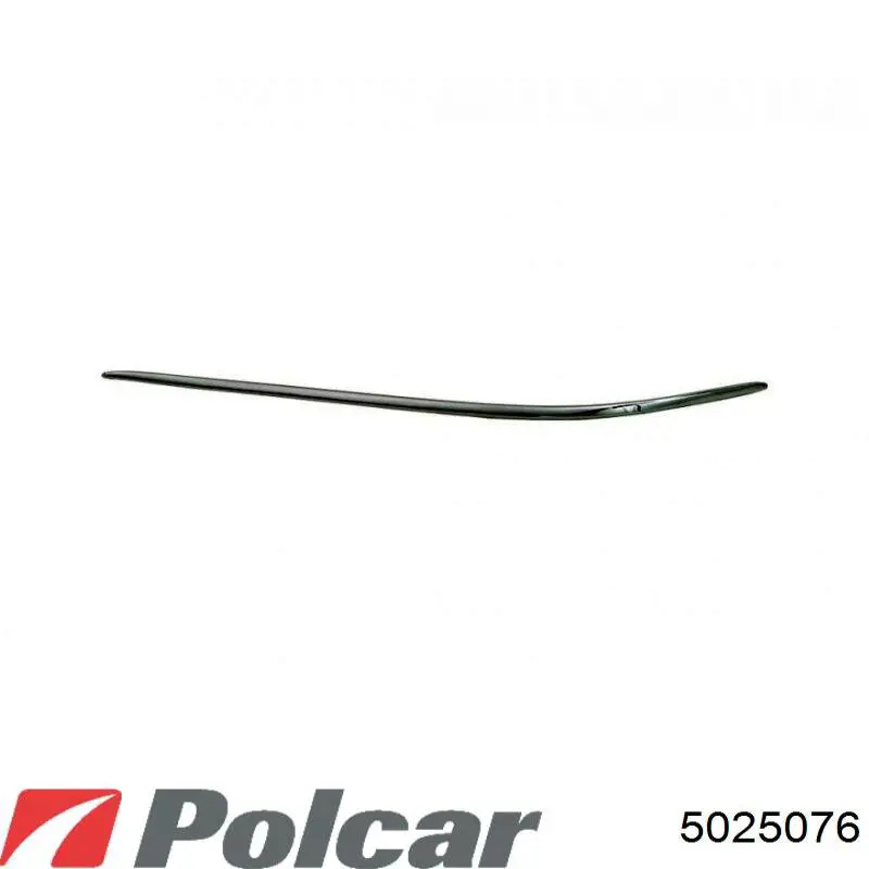 Молдинг бампера переднего правый Polcar 5025076