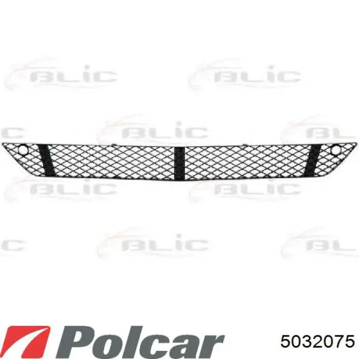 5032075 Polcar Молдинг бампера переднего левый