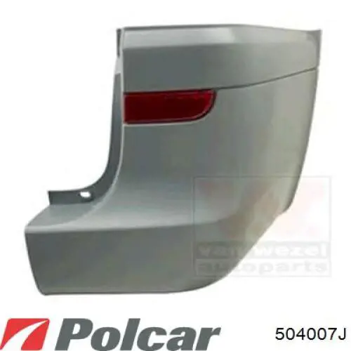 Parachoques delantero 504007J Polcar