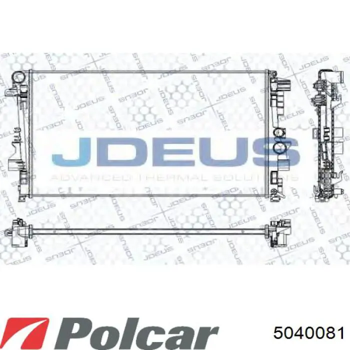 5040081 Polcar Радиатор основной