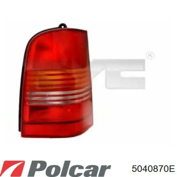 Фонарь задний левый 5040870E Polcar