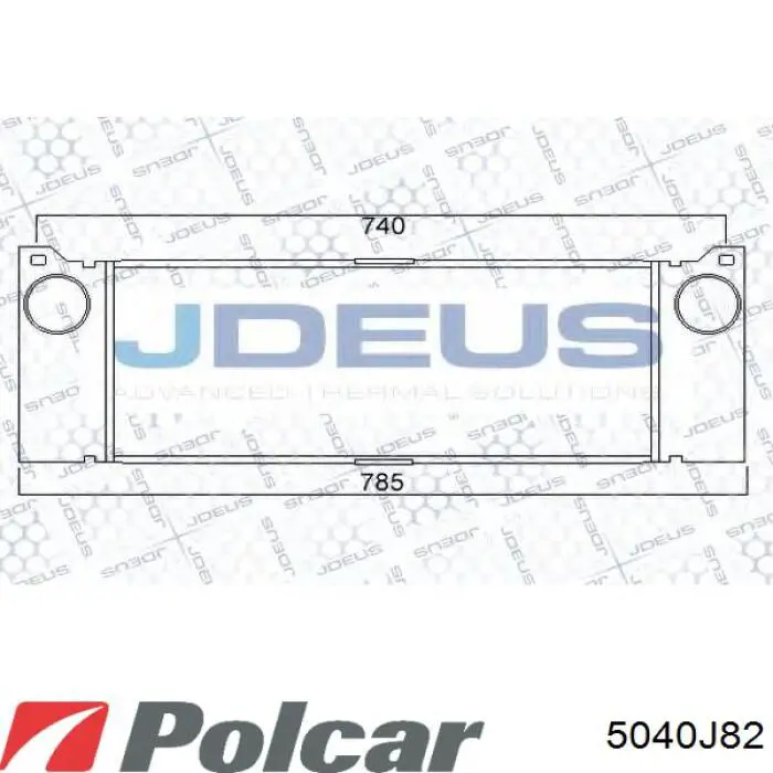 Система охлаждения наддувочного воздуха Polcar 5040J82 цена, от 105.24 USD
