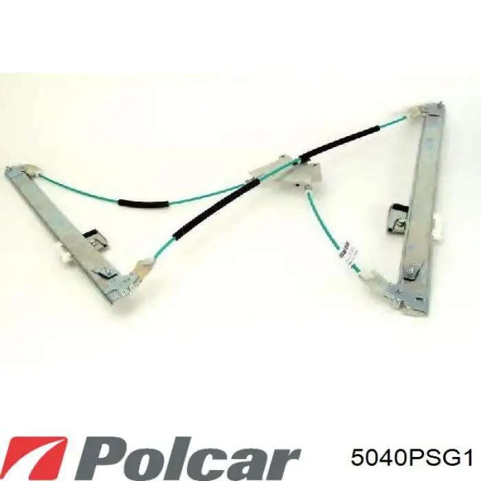 5040PSG1 Polcar kit de reparação do mecanismo de acionamento de vidro da porta dianteira