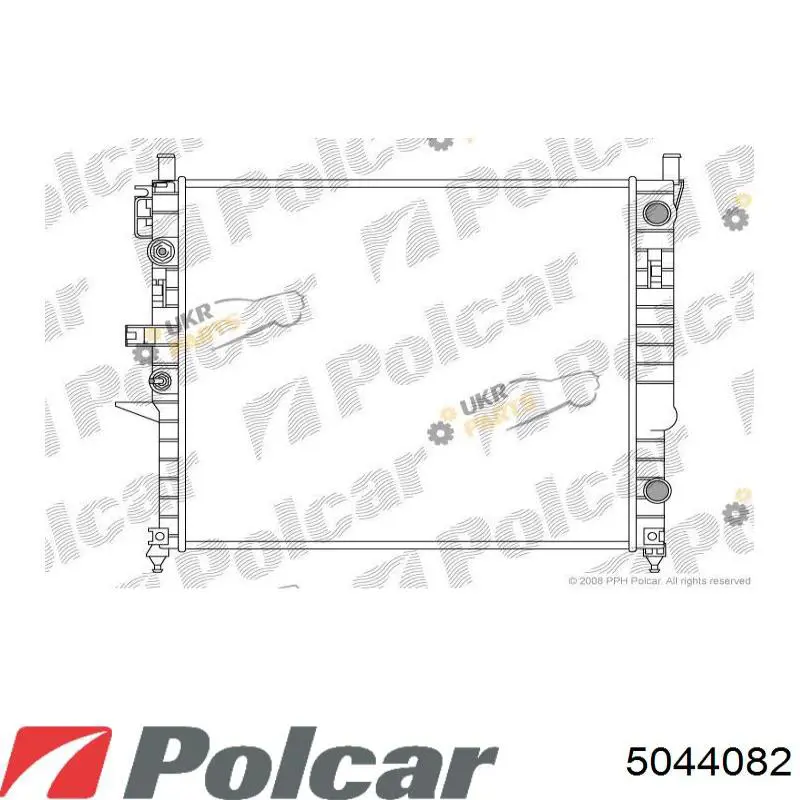 Радиатор 1635000403 Ford