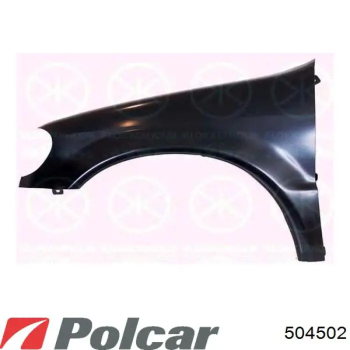 Крыло переднее правое 504502 Polcar