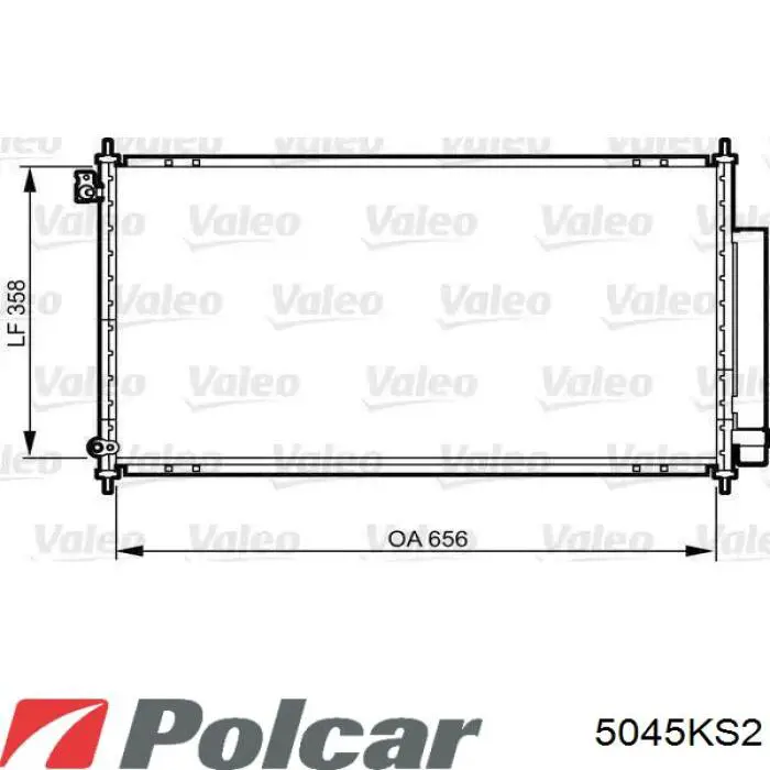 Купить 5045KS2 Polcar Компрессор климатической установки