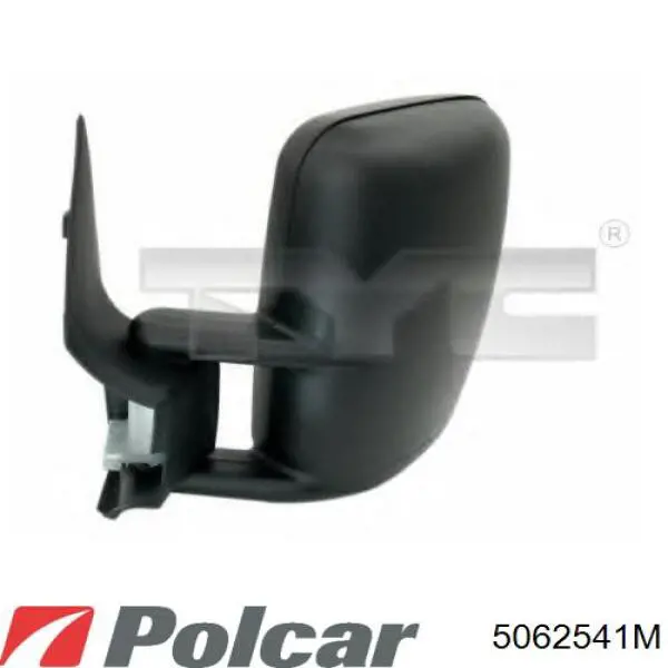 Стекло левого зеркала заднего вида 5062541M Polcar