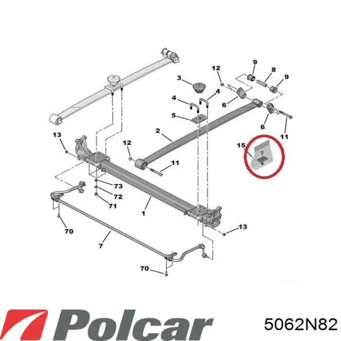Радиатор печки (отопителя) Polcar 5062N82 цена, от 35.11 USD