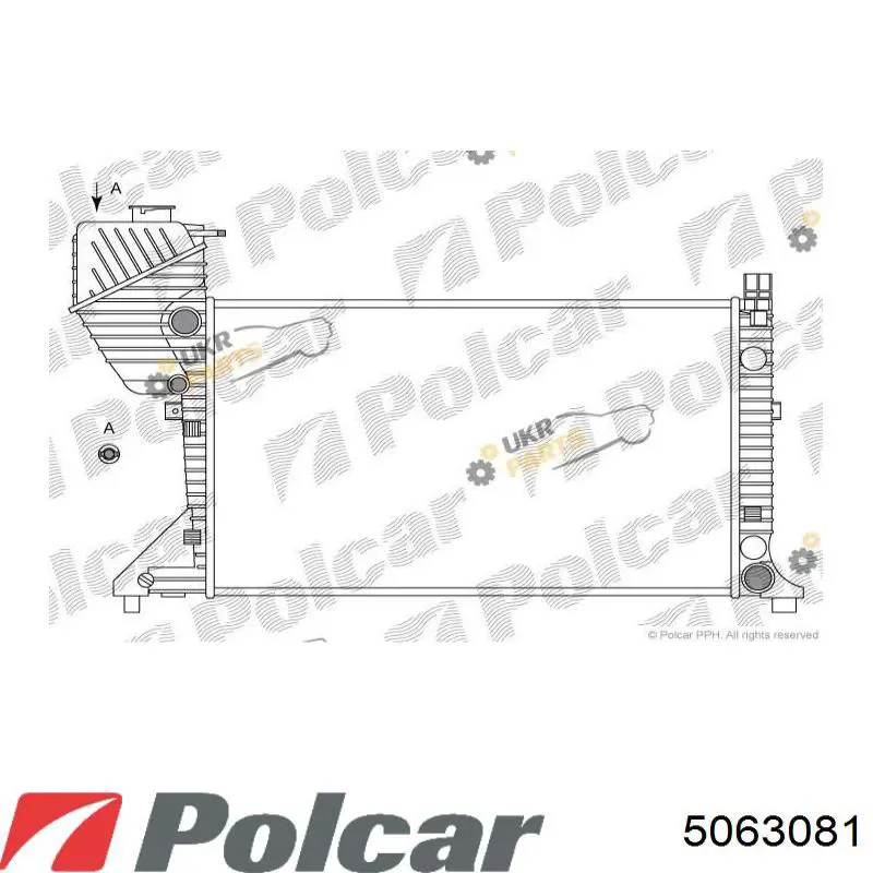 Радиатор 5063081 Polcar