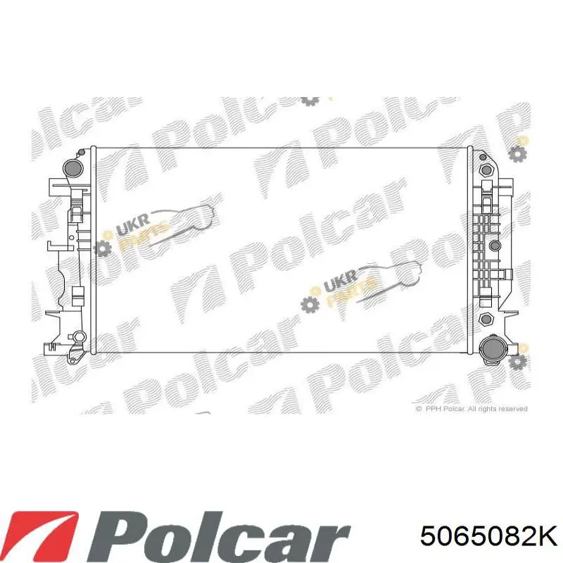 Радиатор 5065082K Polcar