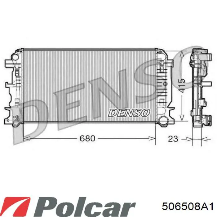 506508A1 Polcar радиатор