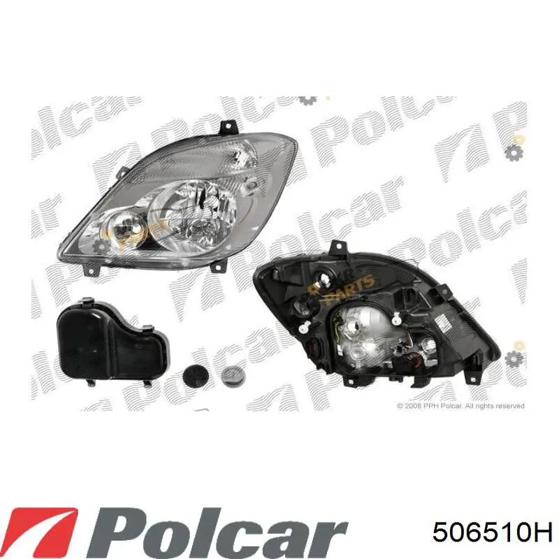 Фара правая 506510H Polcar