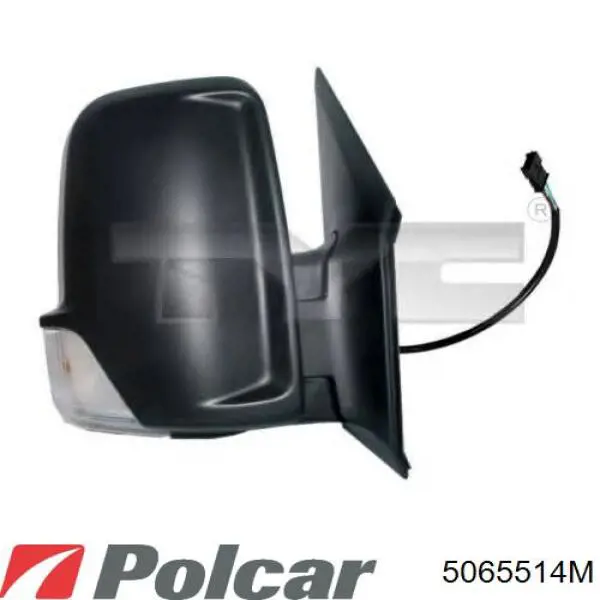Левое боковое зеркало 5065514M Polcar
