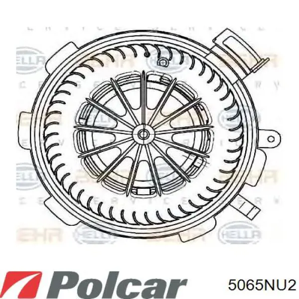 Мотор вентилятора печки (отопителя салона) Polcar 5065NU2 цена, от 36.78 USD