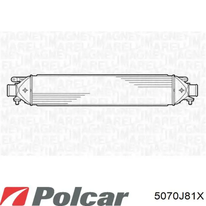 Интеркулер 5070J81X Polcar