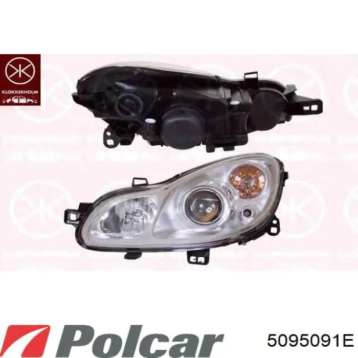 Левая фара 711307022336 Magneti Marelli