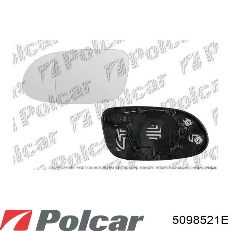 Накладка правого зеркала заднего вида Polcar 509855TE
