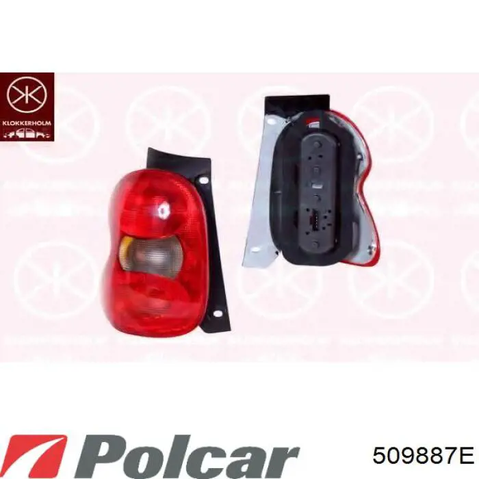 509887E Polcar Задний левый стоп