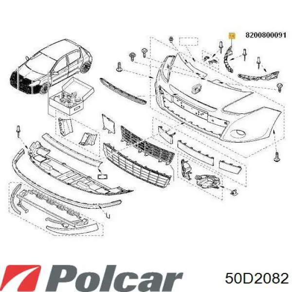  Polcar 50D2082 цена, от 85.45 USD