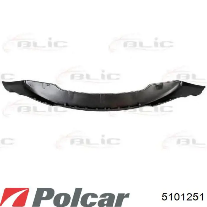Спойлер переднего бампера левый 5101251 Polcar